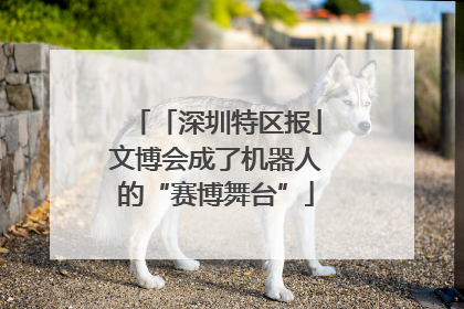 「深圳特区报」文博会成了机器人的“赛博舞台”