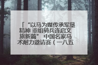 “以马为媒传承军垦精神 重组骑兵连启文旅新篇” 中国名家马术耐力邀请赛（一八五团站）暨重启骑兵连活动正式启动