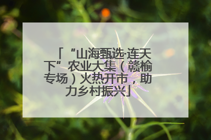 “山海甄选·连天下”农业大集（赣榆专场）火热开市，助力乡村振兴