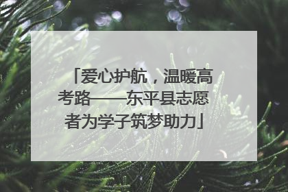 爱心护航，温暖高考路——东平县志愿者为学子筑梦助力
