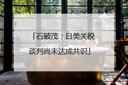 石破茂：日美关税谈判尚未达成共识