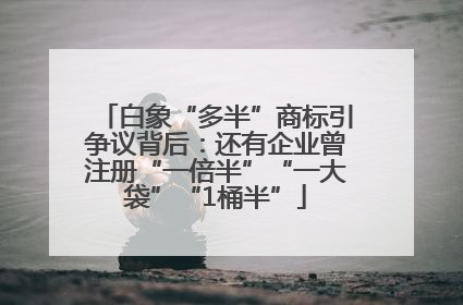 白象“多半”商标引争议背后：还有企业曾注册“一倍半”“一大袋”“1桶半”