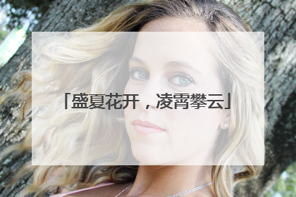 盛夏花开，凌霄攀云