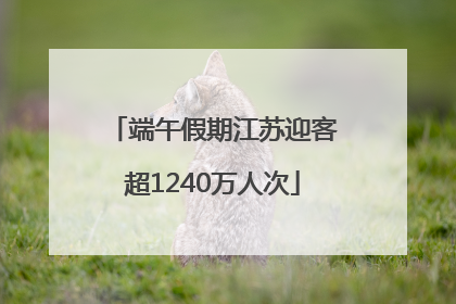 端午假期江苏迎客超1240万人次