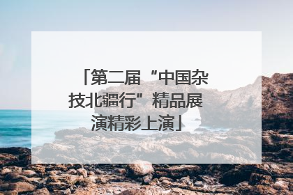 第二届“中国杂技北疆行”精品展演精彩上演