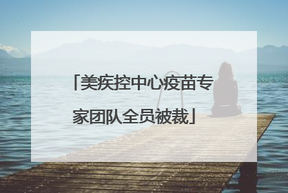 美疾控中心疫苗专家团队全员被裁
