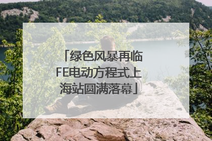 绿色风暴再临 FE电动方程式上海站圆满落幕