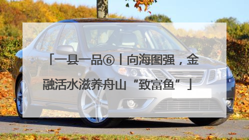 一县一品⑥丨向海图强，金融活水滋养舟山“致富鱼”