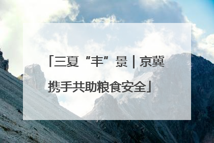 三夏“丰”景｜京冀携手共助粮食安全