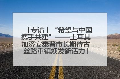 专访丨“希望与中国携手共建”——土耳其加济安泰普市长期待古丝路重镇焕发新活力