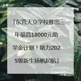 东营天立学校推出三年最高18000元助学金计划！助力2025级新生扬帆起航