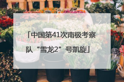 中国第41次南极考察队“雪龙2”号凯旋