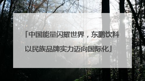 中国能量闪耀世界，东鹏饮料以民族品牌实力迈向国际化