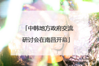 中韩地方政府交流研讨会在南昌开幕
