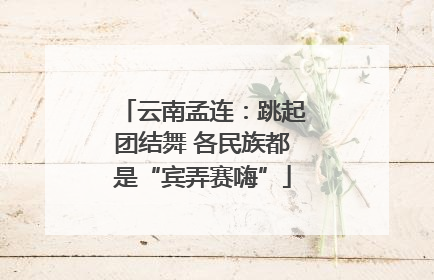 云南孟连：跳起团结舞 各民族都是“宾弄赛嗨”