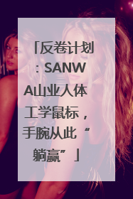 反卷计划：SANWA山业人体工学鼠标，手腕从此“躺赢”