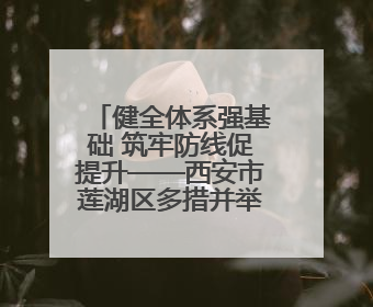 健全体系强基础 筑牢防线促提升——西安市莲湖区多措并举构建基层应急管理新格局