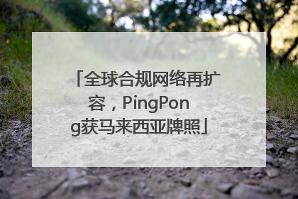 全球合规网络再扩容，PingPong获马来西亚牌照