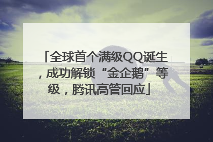 全球首个满级QQ诞生，成功解锁“金企鹅”等级，腾讯高管回应