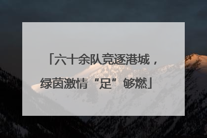 六十余队竞逐港城，绿茵激情“足”够燃