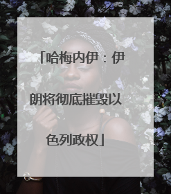 哈梅内伊：伊朗将彻底摧毁以色列政权