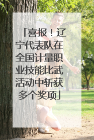 喜报！辽宁代表队在全国计量职业技能比武活动中斩获多个奖项