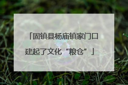 固镇县杨庙镇家门口建起了文化“粮仓”