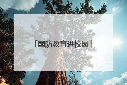 国防教育进校园