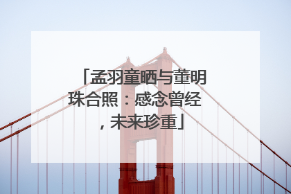 孟羽童晒与董明珠合照：感念曾经，未来珍重