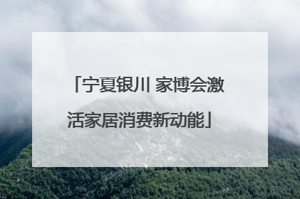 宁夏银川 家博会激活家居消费新动能