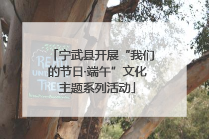 宁武县开展“我们的节日·端午”文化主题系列活动