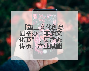 塑三文化创意园举办“非遗文化节”，集活态传承、产业赋能、人才孵化于一体