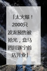 太火爆！2000只波龙预售被抢光，盒马四川遂宁首店开业