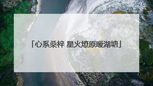 心系桑梓 星火燎原暖湖塘