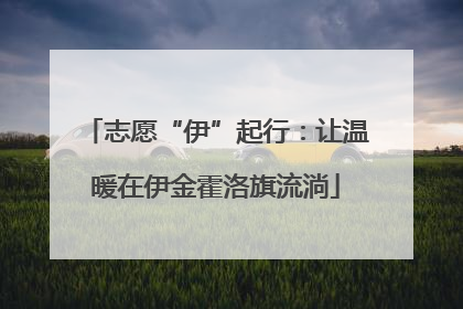志愿“伊”起行：让温暖在伊金霍洛旗流淌