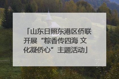 山东日照东港区侨联开展“粽香传四海 文化凝侨心”主题活动