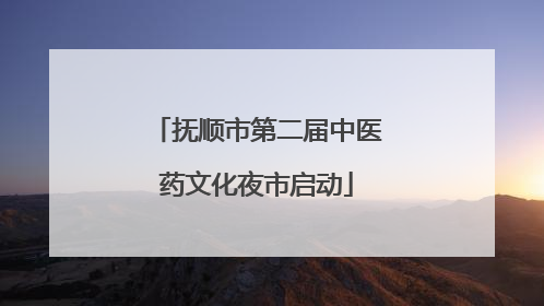 抚顺市第二届中医药文化夜市启动