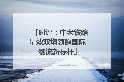 时评：中老铁路量效双增领跑国际物流新标杆