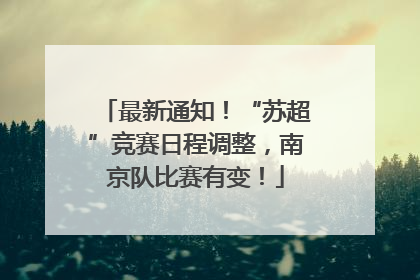 最新通知！“苏超”竞赛日程调整，南京队比赛有变！