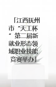 江西抚州市“天工杯”第二届新就业形态领域职业技能竞赛举办