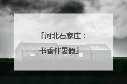 河北石家庄：书香伴暑假