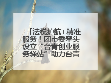法税护航+精准服务！团市委牵头设立“台青创业服务驿站”助力台青来榕发展