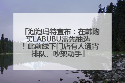 泡泡玛特宣布：在韩购买LABUBU需先抽选！此前线下门店有人通宵排队、吵架动手