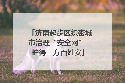 济南起步区织密城市治理“安全网” 护得一方百姓安