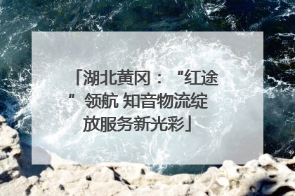 湖北黄冈：“红途”领航 知音物流绽放服务新光彩