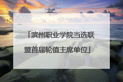 滨州职业学院当选联盟首届轮值主席单位
