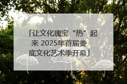 让文化瑰宝“热”起来 2025年首届娄底文化艺术季开幕