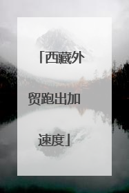 西藏外贸跑出加速度
