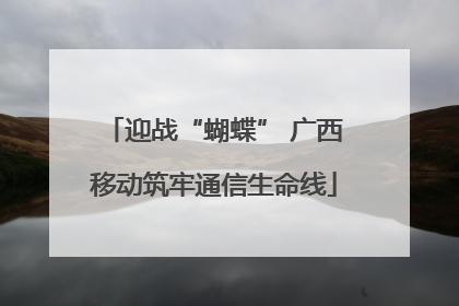迎战“蝴蝶” 广西移动筑牢通信生命线