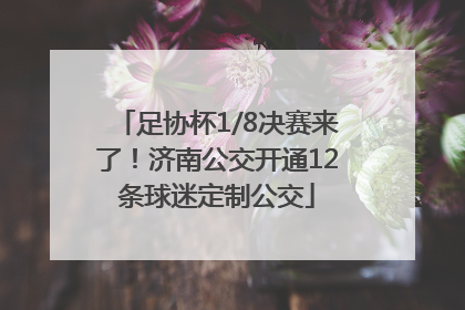 足协杯1/8决赛来了！济南公交开通12条球迷定制公交